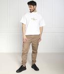 Футболка Calvin Klein Jeans с золотым логотипом, белый - фото 2