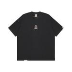 Футболка A Bathing APE Moonface Clover Aape, серый - фото