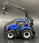 Трактор New Holland T7.315 Bburago с погрузчиком - фото 9