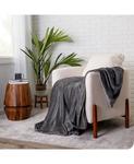 Флисовое микроплюшевое одеяло Bare Home, серый - фото 8