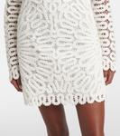 Мини-платье крючком из хлопка Макколл Simkhai, белый - фото 5