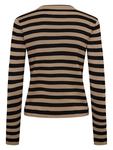 Пуловер NÜMPH Pullover, цвет Beige/Schwarz - фото 2