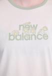 Футболка New Balance RINGER, White/Off-White - фото 6