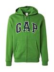 Толстовка с капюшоном на молнии GAP HERITAGE, Lime - фото