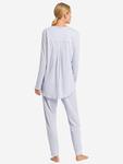 Пижама Hanro Pure Essence, светло-голубой - фото 3