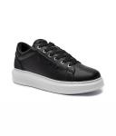 Кроссовки кожаные Kapri Karl Lagerfeld, черный / белый - фото