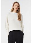 Вязаный свитер в цвете 0120_белый comma - фото 2