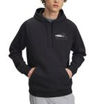 Толстовка Rival Fleece мужская Under Armour, черно-белый - фото