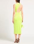 Платье миди Versace, лаймовый - фото 4