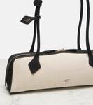 Сумка через плечо Le Teckel Medium из холста Alaïa, Noir - фото 6