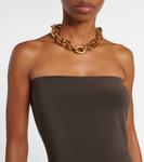 Долман комбинезон Norma Kamali, Espresso - фото 4