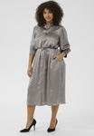 Платье-рубашка EMINE OLINE Kaffe Curve, серый - фото 2