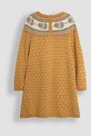 Платье с узором «фэр айл» Jojo Maman Bébé, желтый - фото 2