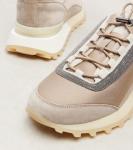 Кроссовки Runner из замши и парусины Brunello Cucinelli, Ice - фото 5