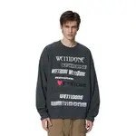 Футболка из хлопка с принтом логотипа WE11DONE, серая - фото 4