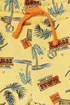 Хлопковые детские шорты Guess, желтый - фото 3