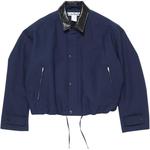 Acne Studios Куртка-бомбер с нашивкой логотипа, Blue - фото