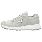 Кроссовки Re-Nylon серо-белые Prada - фото