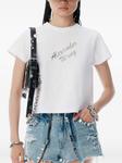 Футболка Alexander Wang Shrunken, белый - фото 2