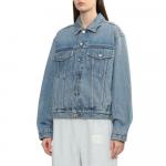 Джинсовая куртка женская Alexander Wang, синий - фото 4