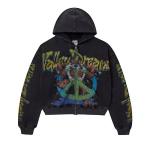 Худи Vale Forever Taz Zip Up Hoodie, Black - фото