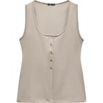 Женская жилетка ZARA, серая - фото 4