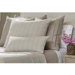 Lili Alessandra Chevron Роскошная европейская подушка, белый - фото 4