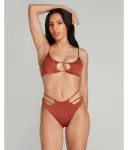 Кристиана Бикини Топ Agent Provocateur, коричневый - фото 2