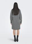 Платье до колена ONLY, темно-серый меланж - фото 4