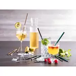 Соломинки APS (набор, 11 шт.), 10 трубочек из нержавеющей стали + щеточка для чистки, черный - фото 3