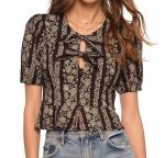 Женский топ Havana в черном цвете Heartloom - фото 3