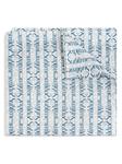 Шарф с текстовым принтом Tory Burch, белый - фото