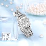 KANGOL Часы Quartz Movement Metal Strap Watch Women's Watch Silver Dial - фото 10