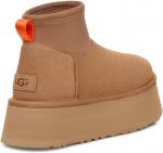 Ботинки UGG womens Classic Mini Dipper, Chestnut - фото 2