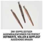 Карандаш для бровей Brow'Tastic FillSculpt 002 Medium Brown 0,25 г MANHATTAN Cosmetics - фото 9