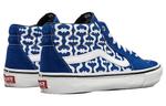 Кроссовки supreme x grosso mid 'monogram s - royal' Vans, синий - фото 4