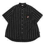 Рубашка stripes shirt 'black' Fila Fusion, черный - фото