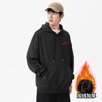 Свитшот унисекс WARRIOR, черный (с флисовой подкладкой и утепленный) - фото 5