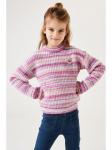 Толстовка Garcia Strickpullover mit Ringelmuster, цвет sugar pink - фото