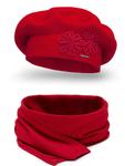 Шапка Vivisence 7007 Set, красный - фото