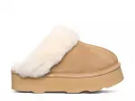 Retro Loki Platform Тапочки Bearpaw, Tan - фото 3