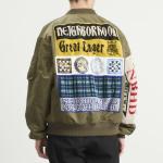 Mod patch ma-1 flight куртка Neighborhood, оливковый drab - фото 3