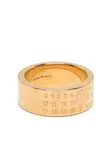 Серебряное кольцо с гравировкой MM6 Maison Margiela - фото