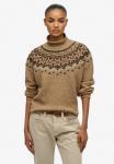 Свитер Superdry, Light brown/Dark brown - фото 2