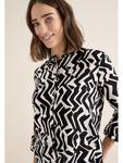 Cecil Черно-белая блузка - фото 5