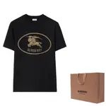 Футболка Cotton Knight stamp Burberry, черный - фото 12