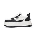 Кроссовки DAPHNE Skateboarding Shoes Women's Mid-top, бежевый/черный - фото 7