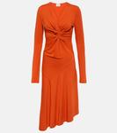 Платье миди lania из джерси Marant Etoile, апельсин - фото