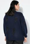 Джемпер Studio Untold GLITTER MOTIF, Navy/Dark Blue - фото 2