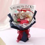 Плюшевый мишка в виде мультяшного зайчика TLXT, синий - фото 7